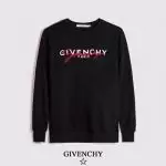 sweat shirt homme givenchy embroidery logo black